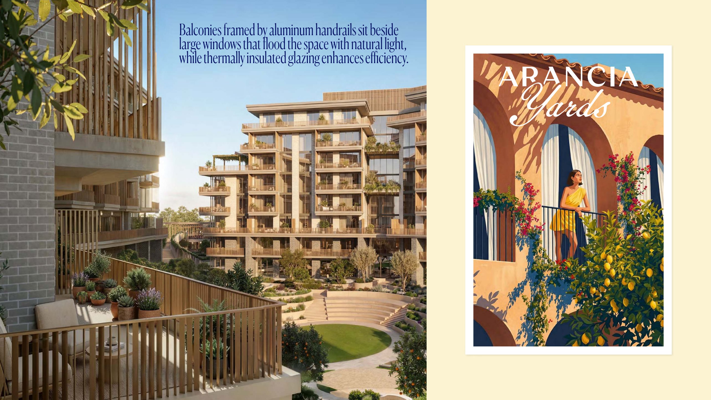 Arancia Yards — building facade balconies