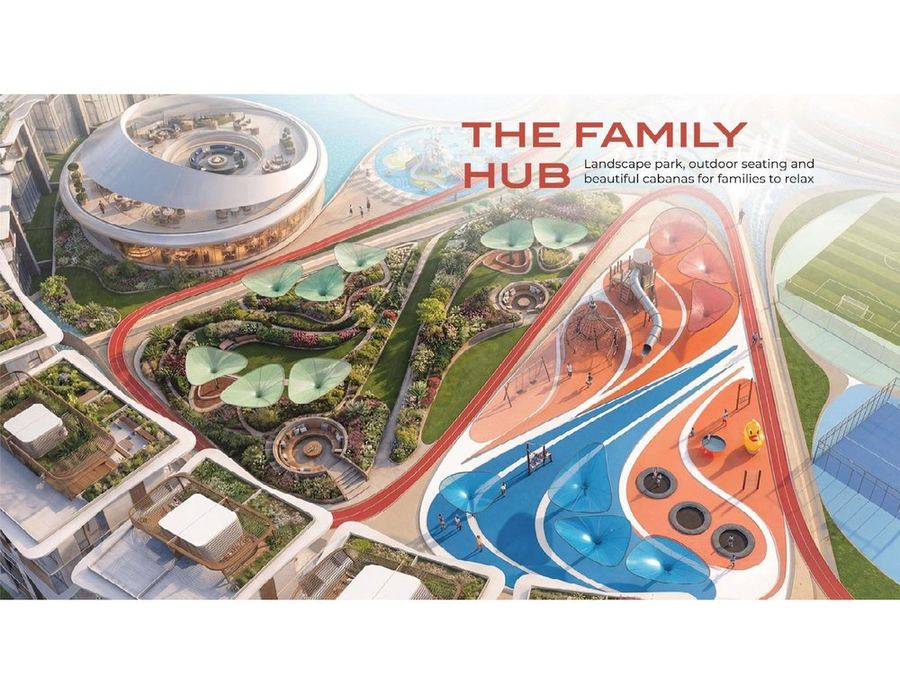 The Family Hub — kids' zones, daycare, and family amenities at Greenz