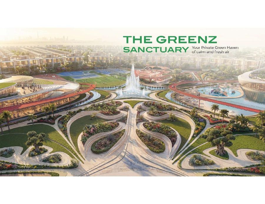 The Green Sanctuary — ginkgo-shaped gardens at Greenz by Danube