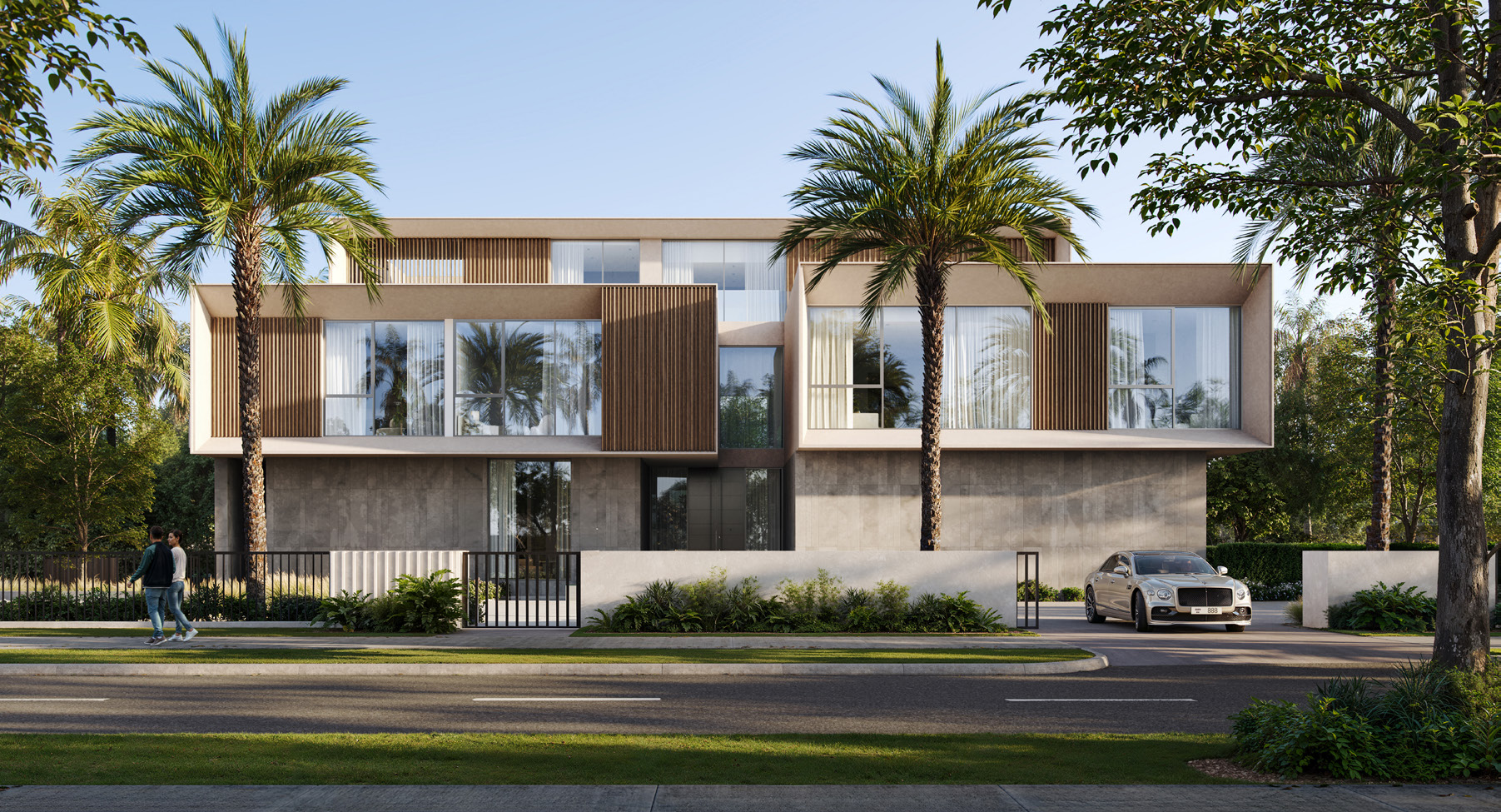 Lavita — mansion facade, sophistication etched in every line