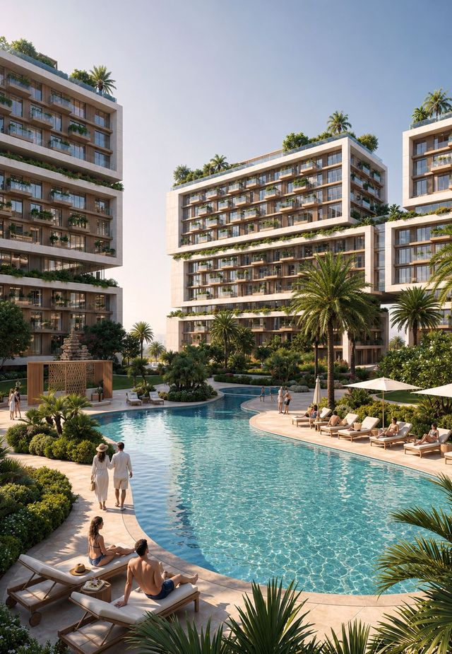 RAW District — balcony and facade detail, private outdoor terraces