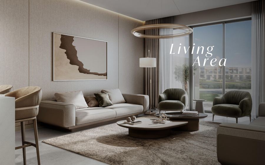 Living area interior — Sobha Sanctuary residence