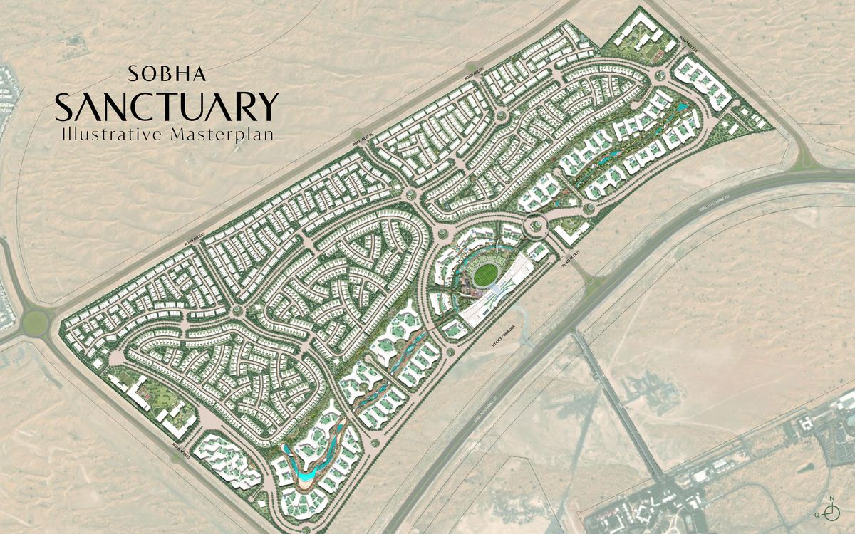 Sobha Sanctuary illustrative masterplan